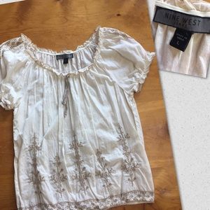 Nine West short sleeve blouse